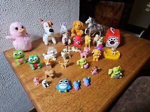 Random Mixed Lot Of Toys 30+ Bundle Figures Gift Kids Girl . Unicorn Dogs Horse