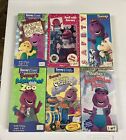 Lot Of 6 Barney VHS - Imagination Island - Making New Friends - Rock With + More