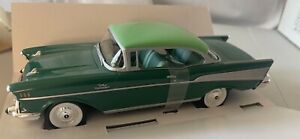1957 Chevy Belair Promo  Car 1/25  Scale Very Good Condition Two Tone Green