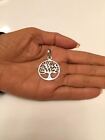 .925 STERLING SILVER PENDANT TREE OF LIFE DESIGN WITH ANTIQUE FINISH J82