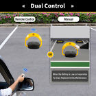 New ListingAutomatic Parking Space Lock Remote Control Yellow Parking Barrier Waterproof US