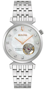 Bulova Regatta Women's Automatic Diamond Accents Watch 24-Jewel 32MM 96P222