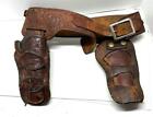 Heiser Tooled Leather #752 Holsters & Belt Gun Rig Cowboy Gear Vintage Antique