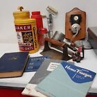 Large Lot of Vintage Kitchen Accessories, Books, and Gadgets