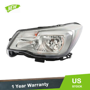 For 2017-2018 Subaru Forester Clear Chrome Headlight Halogen Factory Left LH (For: More than one vehicle)