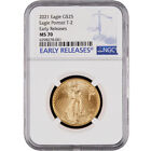 2021 1/2 oz American Gold Eagle Coin NGC MS70 ER (Type 2)