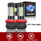 2X LED Fog Light Bulbs H8 H11 Fog Light Bulb White 6500K High Power DRL Lamps (For: Ford Transit Custom)