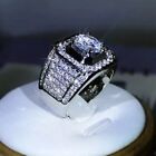 2.5 Ct Round Cut Lab-Created Diamond Men's Engagement Ring 14K White Gold Plated
