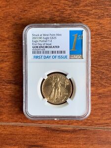 2021-W Proof $25 Type 2 American Gold Eagle 1/2 oz NGC