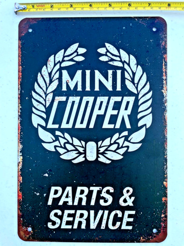 Mini Cooper Parts Service Garage Shop JCW John Cooper Works Man Cave Dealership