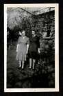 New ListingFUNNY HAND COMING OUT OF NECK 2 WOMEN IN YARD OLD/VINTAGE PHOTO SNAPSHOT- M210