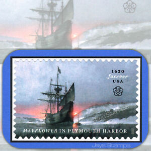 2020  MAYFLOWER in PLYMOUTH HARBOR  Single  Individual  -MINT-GENUINE-  Stamp