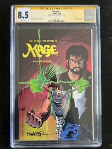 Mage 1 CGC 8.5! Signed by Matt Wagner! 1st Mage!