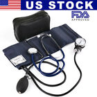 Professional Manual Blood Pressure Cuff Aneroid Sphygmomanometer w/ Stethoscope