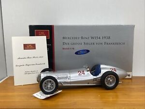 1/18 CMC 1938 Mercedes-Benz W154 Winner French Grand Prix Brauchitsch M-038 READ