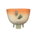 1930s Art Deco Pottery Roseville Futura Style 4 Legged Bowl Flower Pot Japan
