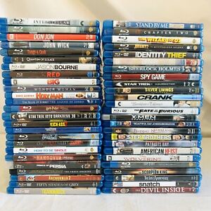 Huge Blu-ray Lot (50) Movies Action Adventure Drama Comedy Horror Kids 3 SEALED