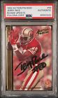 1992 Action Packed Football Jerry Rice Hand signed Auto