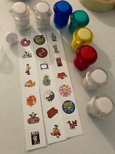 Arcade Button Inserts Stickers The Simpsons arcade1up 1up