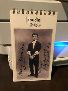 Houdini Art And Magic Postcard Booklet
