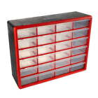 24 Drawer Storage Cabinet Compartment Plastic Organizer Hardware & Craft Cabinet
