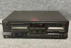 Technics Stereo Double Cassette Deck RS-TR333, Headroom Extension HXPro In Black
