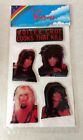 Vintage 1980's Motley Crue Puffy Stickers Sealed Set Looks That Kill