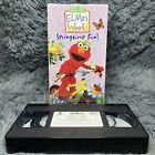 Elmos World Springtime Fun VHS 2002 Sesame Street Classic Cartoon Movie Film