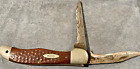 Vintage Case 6225 SAB 2 blade large folding hunter--needs help--2268.23