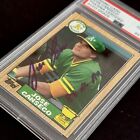1987 Topps Jose Canseco A’s Rookie Card Signed Autograph PSA 10 Auto - Read
