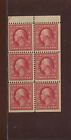 332a Washington Mint Booklet Pane of 6 Stamps NH (By 985)