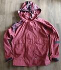 adidas by Stella Mccartney Run ultimate hooded Jacket Clay Red 2XS Rare
