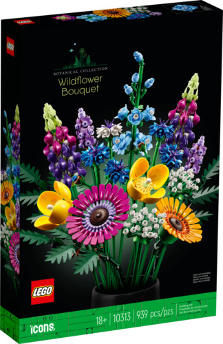LEGO Icons Wildflower Bouquet Valentine Décor 10313