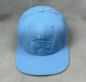 NBA Sacramento Kings Snapback Hat Cap Mitchell & Ness Sky Blue