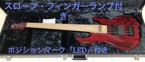 New ListingElectric Bass Guitar ESP Created by Big Boss 5 Strings Red with Hard Case