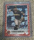 New Listing2022 TOPPS Series 1 Base Red Foilboard Ivan Castillo RC /199  San Diego Padres