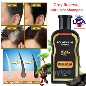 Hair Darkening Shampoo Gray Hair Reverse Natural Polygonum Essence Care Shampoo
