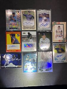 Tampa Bay Rays 11 card Autograph Lot. Mint to Gem Mint condition.