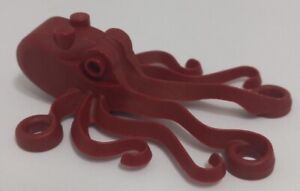 Lego Dark Red Octopus Minifigure Part 6068 Water Ocean Animal