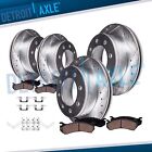 4WD Front & Rear Rotors + Ceramic Brake Pads for 2000-2004 Ford Excursion F-250 (For: 2002 Ford F-350 Super Duty Lariat 7.3L)