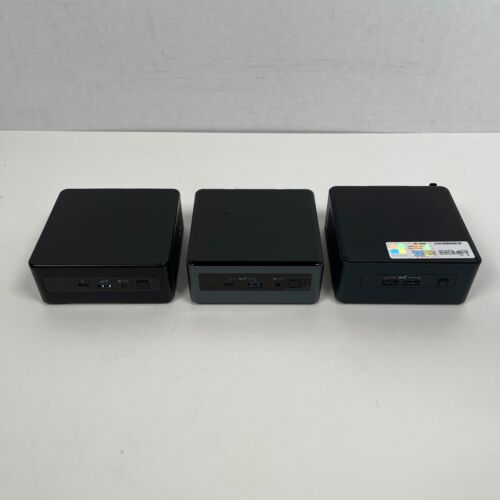 New ListingLot of 3 Intel NUC i5 & i7 10th & 11th Gen CPU AS IS FOR PARTS OR REPAIR ONLY