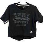 Adidas University of Nebraska Huskers Size S Black Shirt