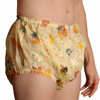 Rearz Christy Adult Nursery Print Plastic Pants Diaper/Nappy Cover  - Yellow