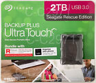 Seagate Backup Plus Ultra Touch 2TB Portable Hard Drive Rescue Data Recovery NEW