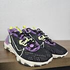 Nike React Vision Black Purple Sail Shoes CD4373-002 Running Shoes Mens 9 /10.5W