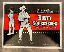 Smoov-E Fornicating Cowboy promotional flyer Sticker rare Bay Rap🔥Nickatina Bay
