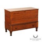 Antique American Farmhouse Pine Blanket or Mule Chest
