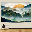 Mountain Forest Trees Art Tapestry Sunrise Nature Landscape Wall Hanging Tapestr