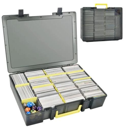 New ListingTrading Card Storage Box 2300+ Playing Card Case Holder Organizer