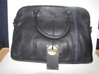 New Cosmo London by Mufubu Black with Navy Briefcase - Medium Size